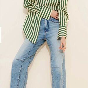 Pilcro The Millie Low-Slung Barrel Jeans